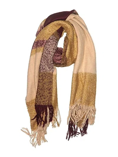 Pre-owned Unbranded Scarf In Burgundy