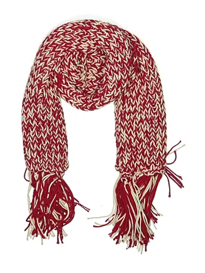 Pre-owned Unbranded Scarf In Burgundy