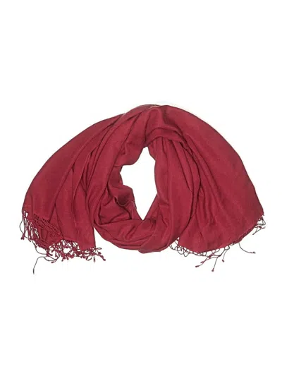 Pre-owned Unbranded Scarf In Burgundy