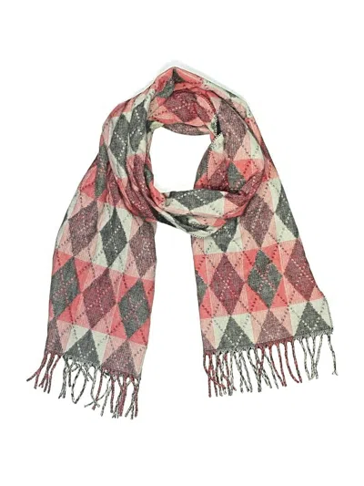 Pre-owned Unbranded Scarf In Burgundy