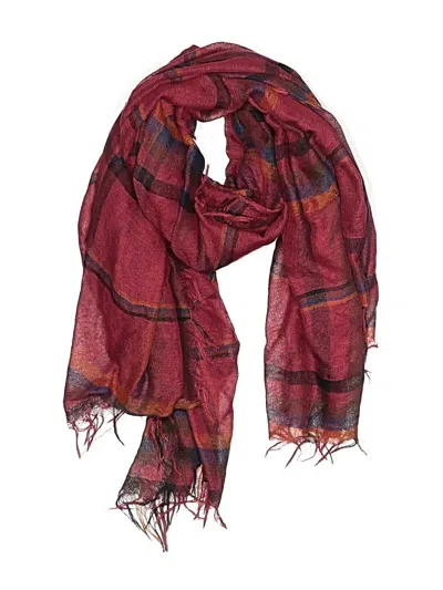 Pre-owned Unbranded Scarf In Burgundy
