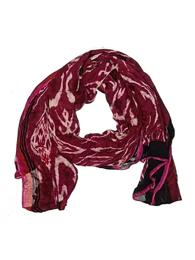Pre-owned Unbranded Scarf In Burgundy