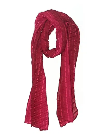 Pre-owned Unbranded Scarf In Burgundy