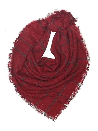 Pre-owned Unbranded Scarf In Burgundy