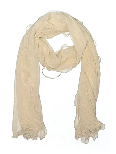 Pre-owned Unbranded Scarf In Gold