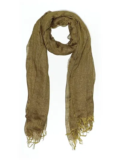 Pre-owned Unbranded Scarf In Gold