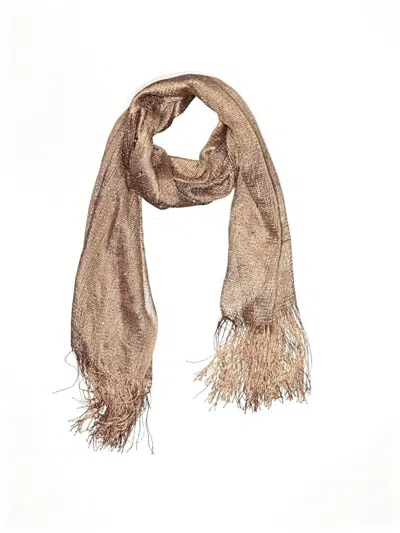 Pre-owned Unbranded Scarf In Gold