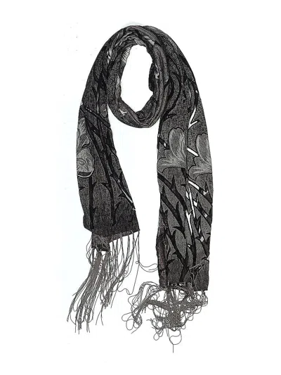 Pre-owned Unbranded Scarf In Gray