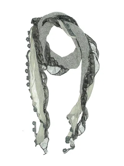 Pre-owned Unbranded Scarf In Gray