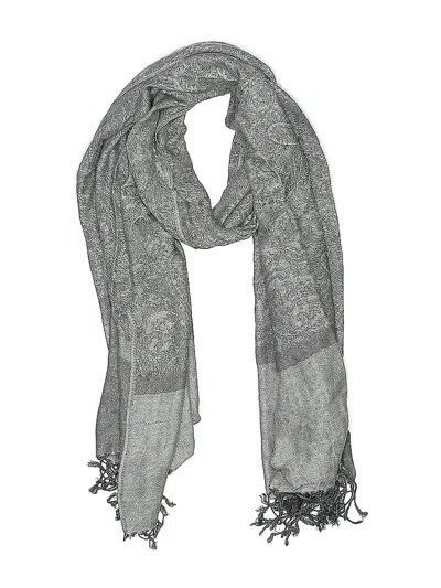 Pre-owned Unbranded Scarf In Gray