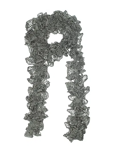 Pre-owned Unbranded Scarf In Gray