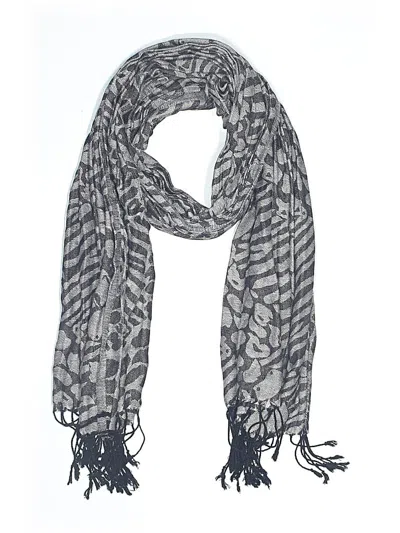Pre-owned Unbranded Scarf In Gray
