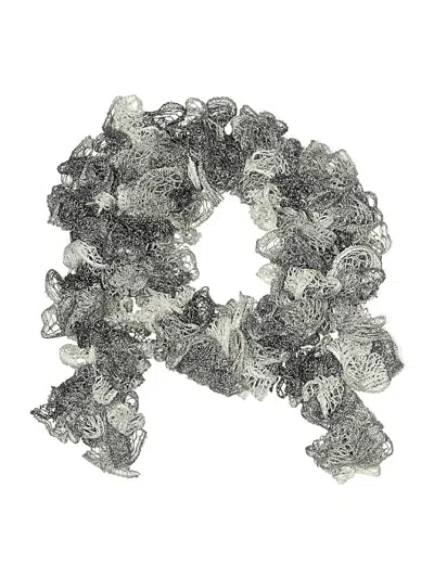 Pre-owned Unbranded Scarf In Gray