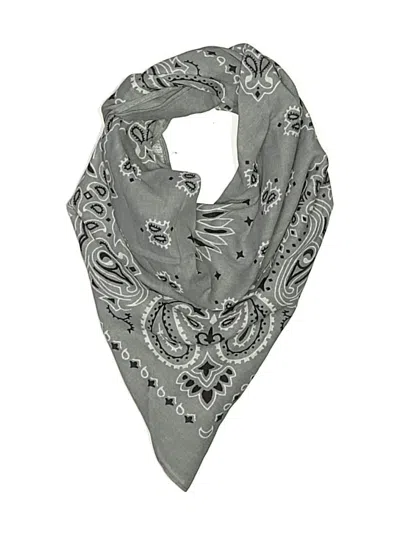 Pre-owned Unbranded Scarf In Gray