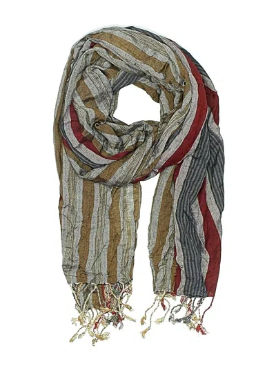 Pre-owned Unbranded Scarf In Gray