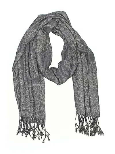 Pre-owned Unbranded Scarf In Gray