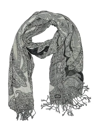 Pre-owned Unbranded Scarf In Gray