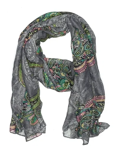 Pre-owned Unbranded Scarf In Gray
