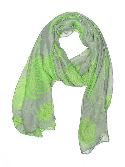 Pre-owned Unbranded Scarf In Green