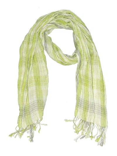 Pre-owned Unbranded Scarf In Green