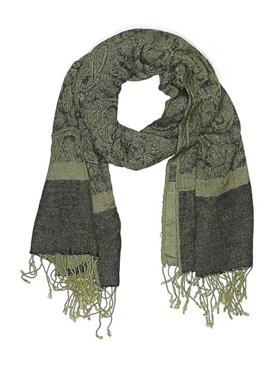 Pre-owned Unbranded Scarf In Green