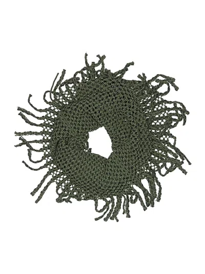 Pre-owned Unbranded Scarf In Green