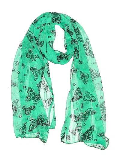 Pre-owned Unbranded Scarf In Green