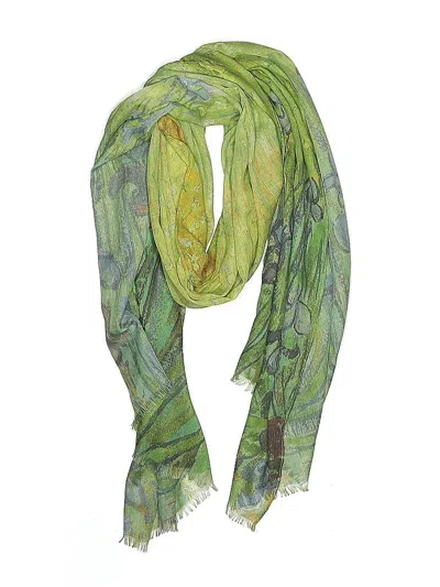 Pre-owned Unbranded Scarf In Green