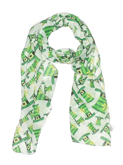 Pre-owned Unbranded Scarf In Green