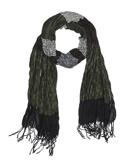 Pre-owned Unbranded Scarf In Green
