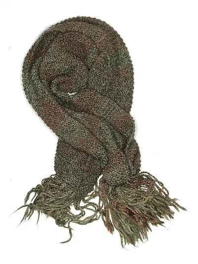 Pre-owned Unbranded Scarf In Green
