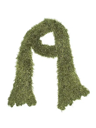 Pre-owned Unbranded Scarf In Green
