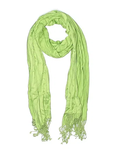 Pre-owned Unbranded Scarf In Green