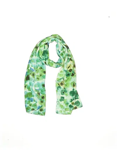 Pre-owned Unbranded Scarf In Green