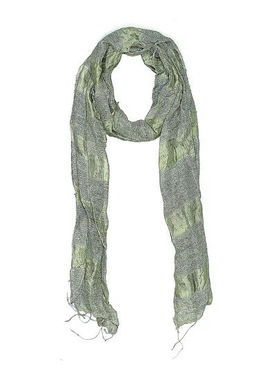 Pre-owned Unbranded Scarf In Green