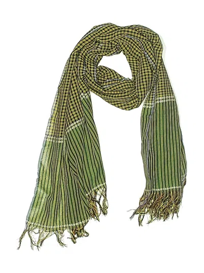 Pre-owned Unbranded Scarf In Green