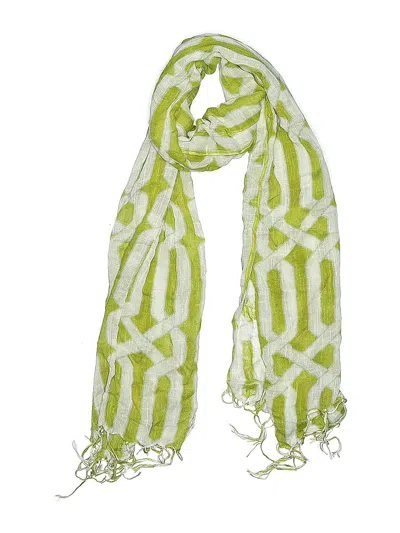 Pre-owned Unbranded Scarf In Green