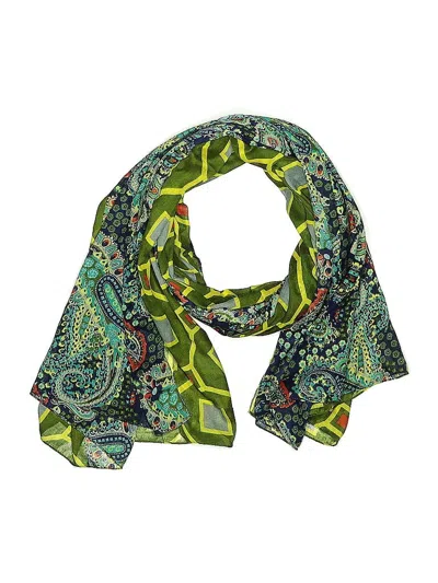 Pre-owned Unbranded Scarf In Green