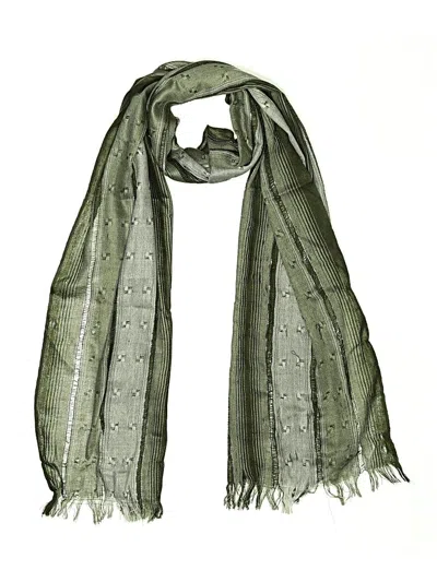 Pre-owned Unbranded Scarf In Green