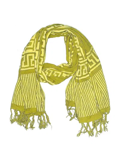 Pre-owned Unbranded Scarf In Green