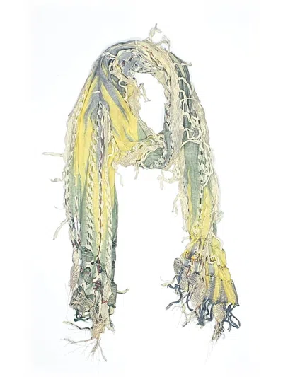 Pre-owned Unbranded Scarf In Green