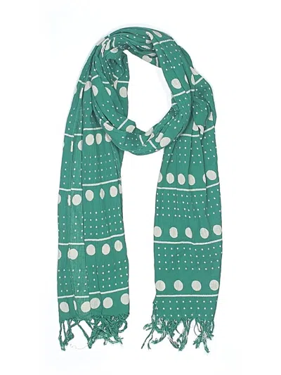 Pre-owned Unbranded Scarf In Green