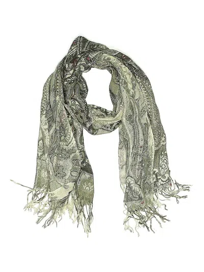 Pre-owned Unbranded Scarf In Green