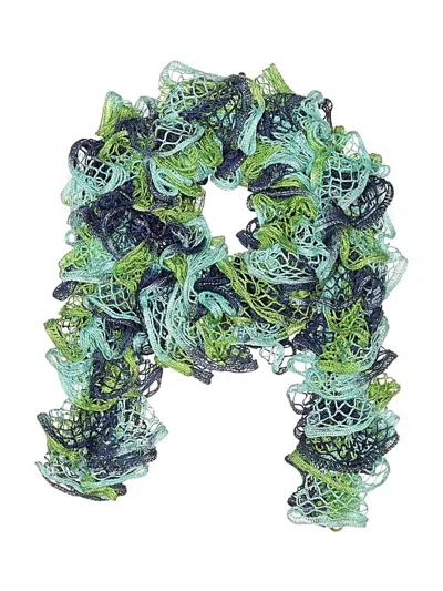Pre-owned Unbranded Scarf In Green