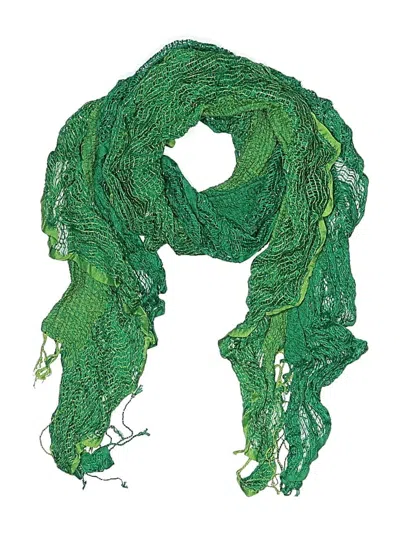 Pre-owned Unbranded Scarf In Green