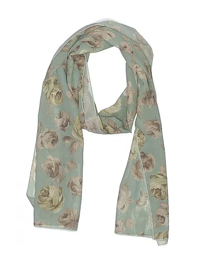 Pre-owned Unbranded Scarf In Green