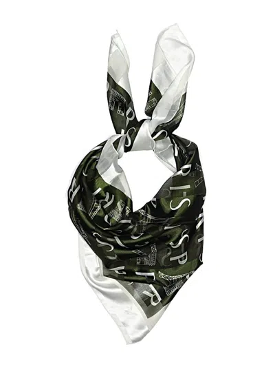 Pre-owned Unbranded Scarf In Green