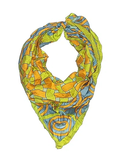 Pre-owned Unbranded Scarf In Green