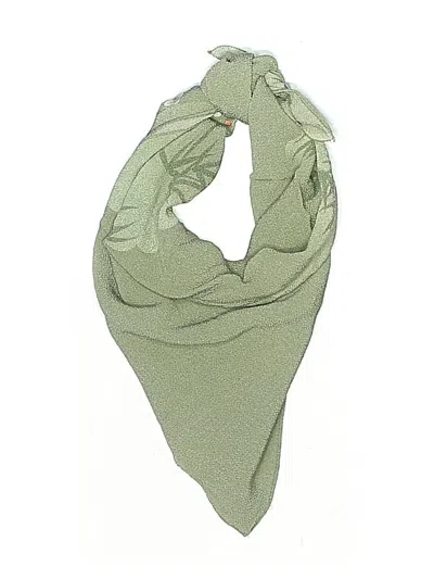 Pre-owned Unbranded Scarf In Green