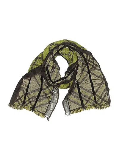 Pre-owned Unbranded Scarf In Green